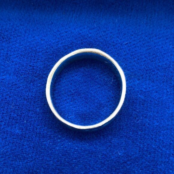 💛 925 Vintage Hammered Stackable Ring - Picture 2 of 5